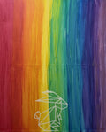 Rainbow Bunny-Original